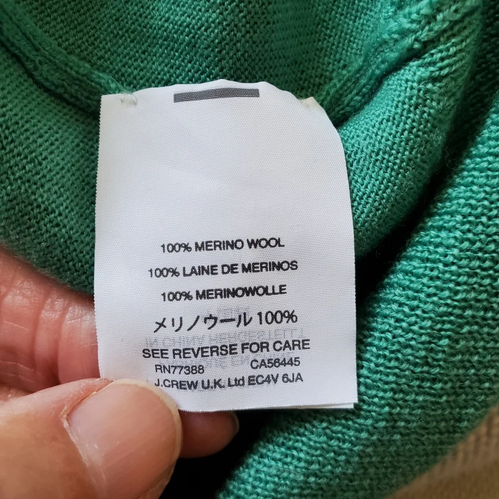 J. Crew Women's Crew Neck Wool Sweater. Size Small